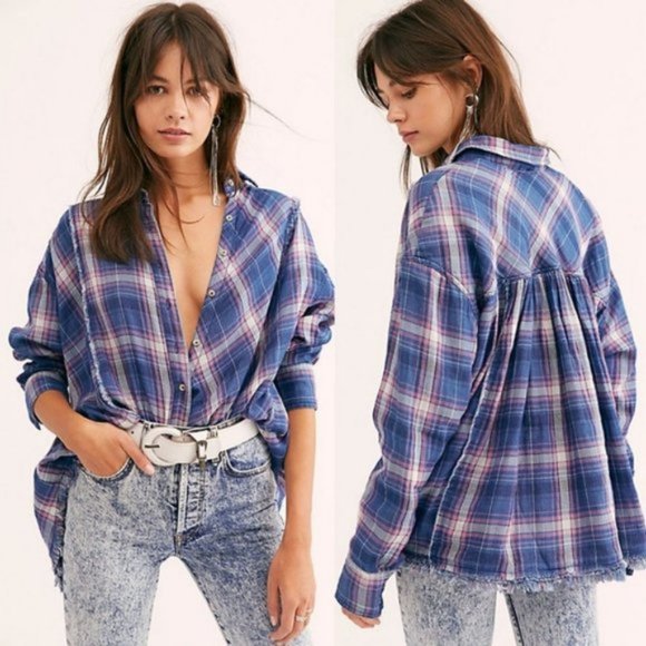 Free People Tops - Free People Seeking Starlight Shirt Small NWT